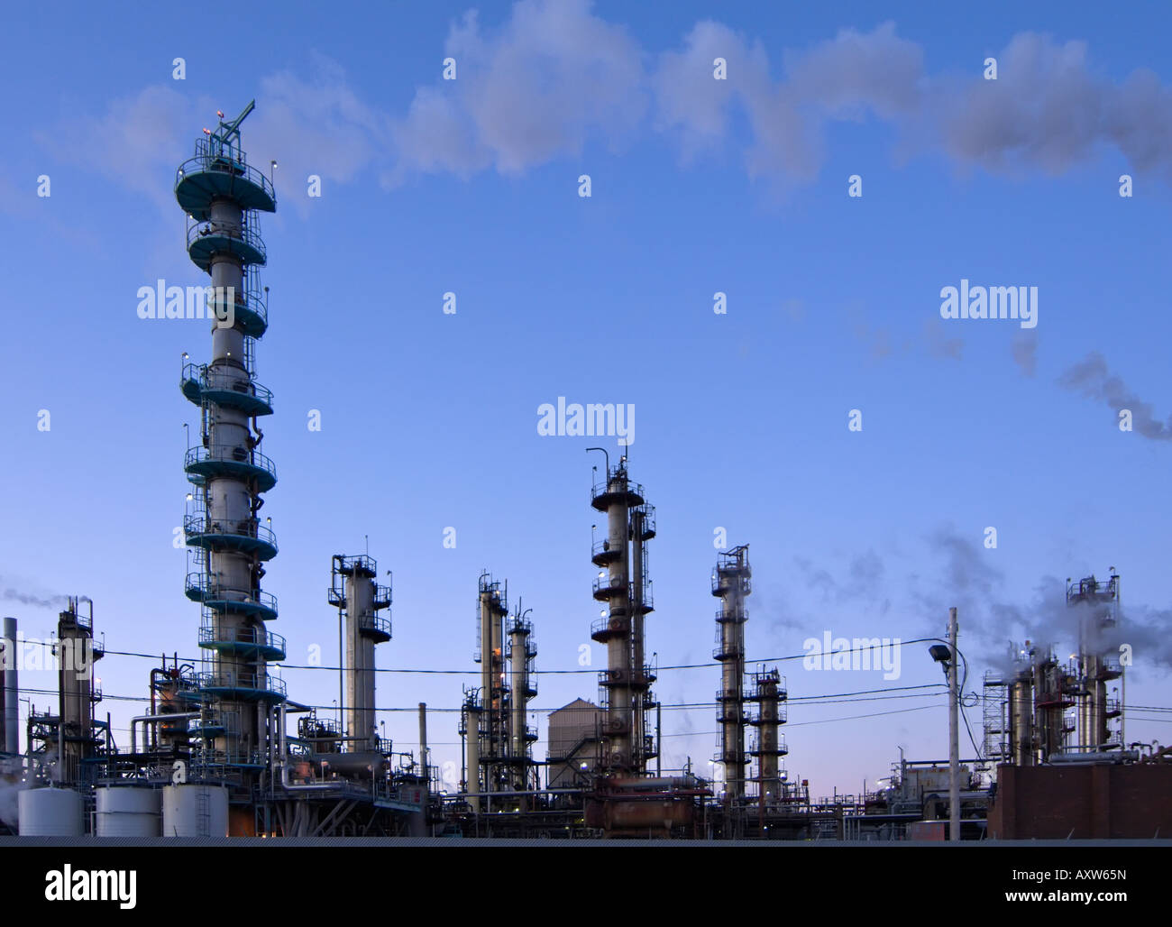 Imperial Oil Crude Refinery in Halifax Canada One of the oldest on the ...