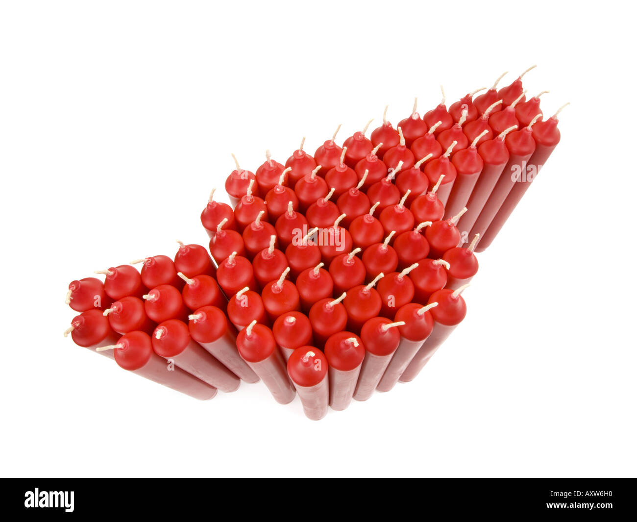 red non burning burnded candles candle light candlelight package stapel