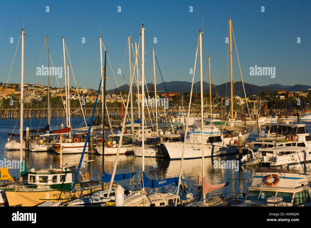 Marina, Coffs Harbour, New South Wales, Australia, Pacific Stock Photo