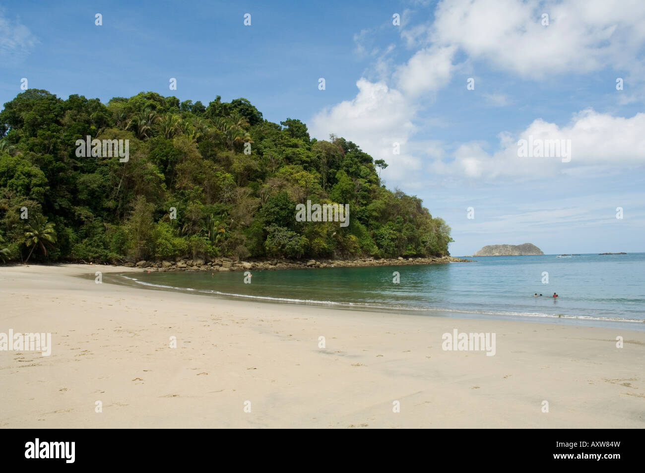 Beach at Manuel Antonio Nature Reseve, Maueil Antonio, Costa Rica Stock Photo
