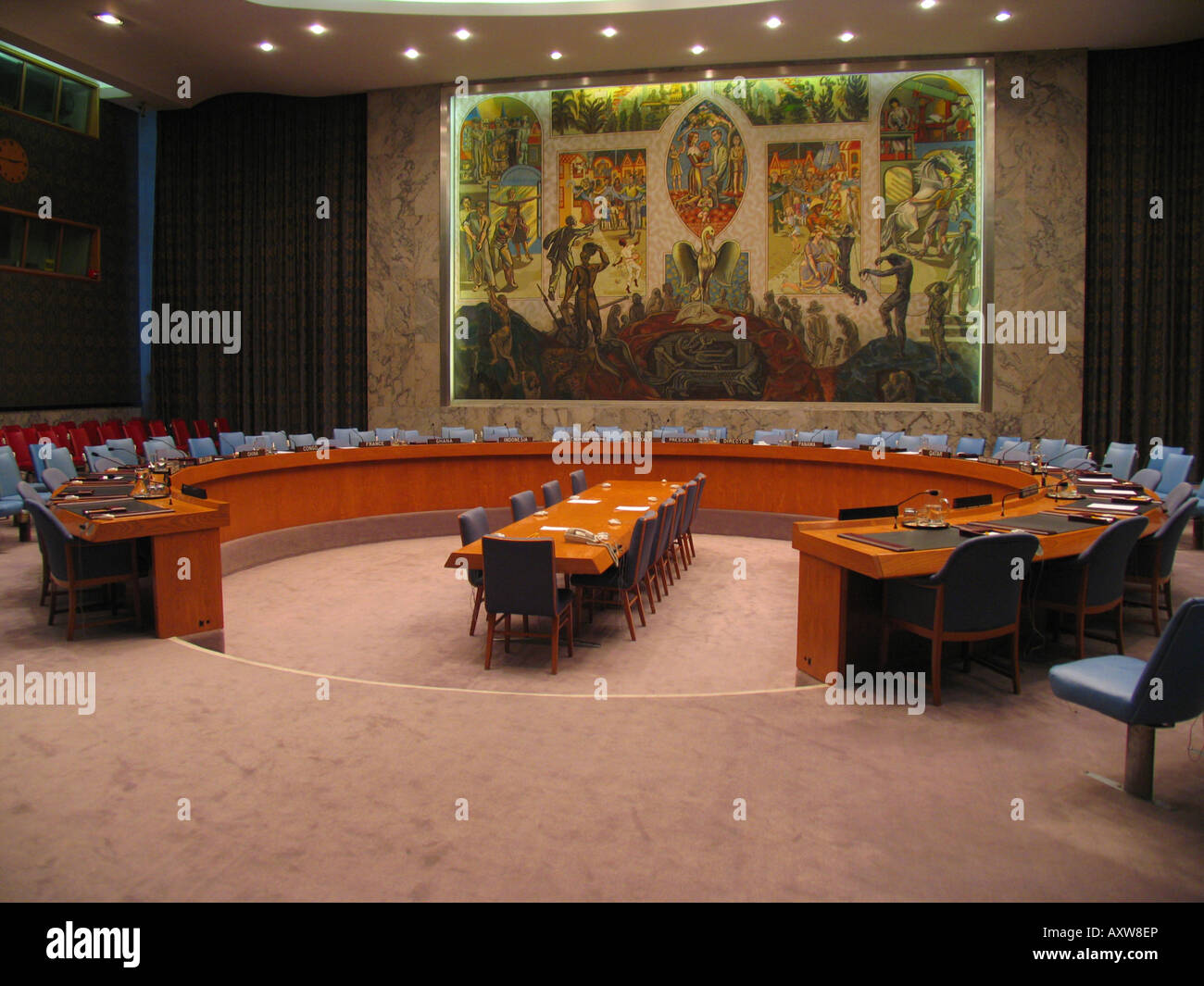 United Nations Security Council, USA, Manhattan, New York Stock Photo