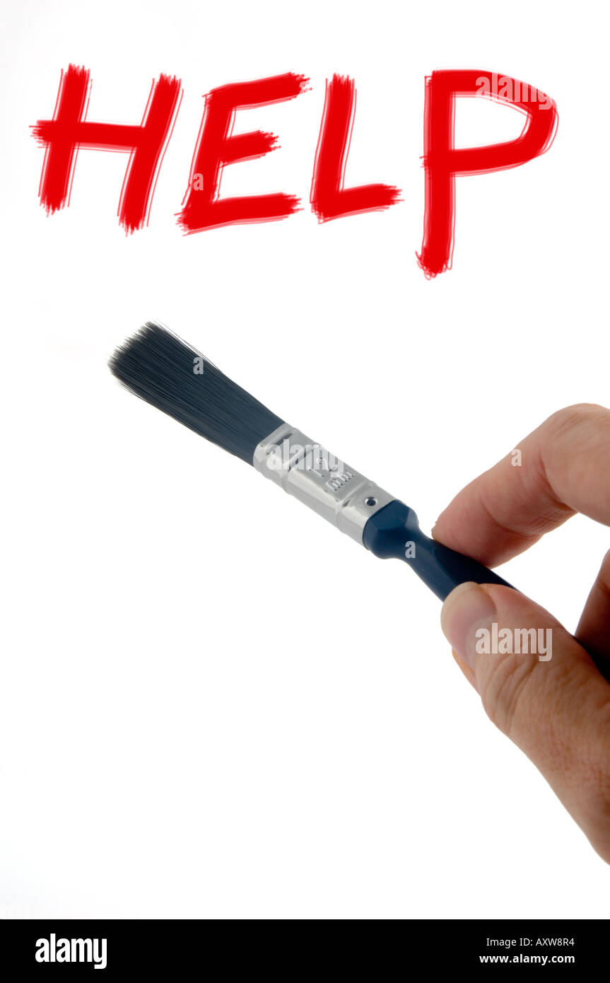 Help Paintbrush Emergency makeover hi-res stock photography and images - Alamy