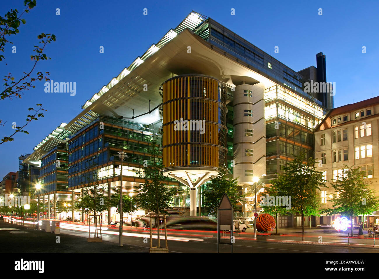 Berlin Potsdamer Platz office buidlings by architect Richard Rogers Stock Photo