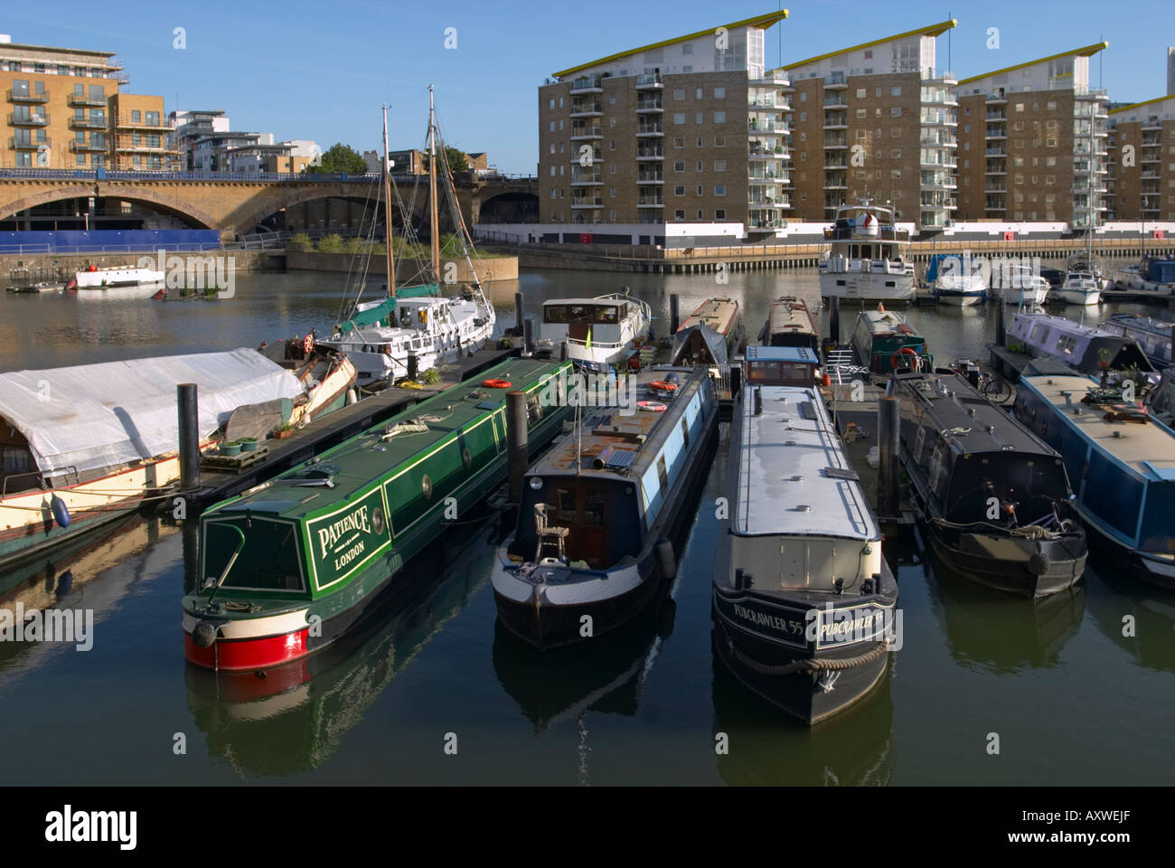 Limehouse Dock London Stock Photo - Alamy