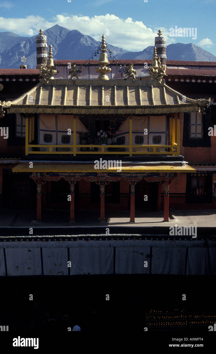 Dalai Lama quarters Jokhang Temple Lhasa Tibet China Stock Photo