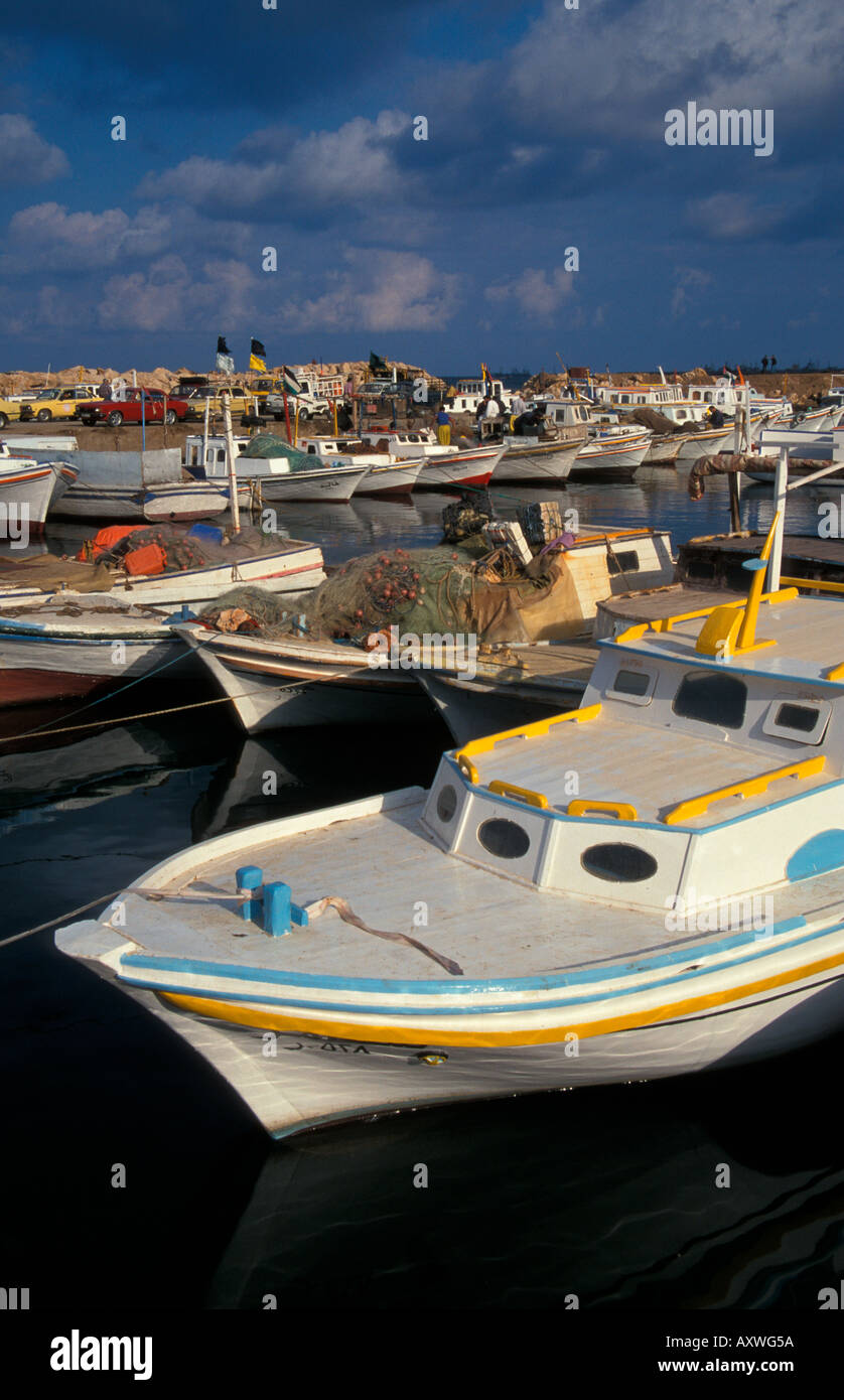 Fishing port of Tartus Syria Stock Photo