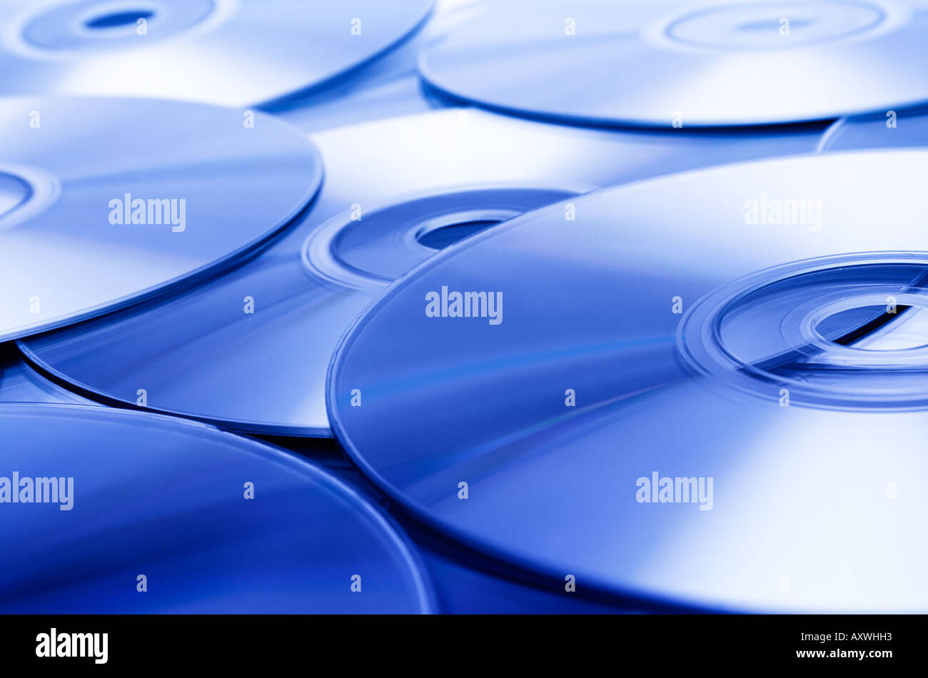 Disc Texture (Blue) Stock Photo