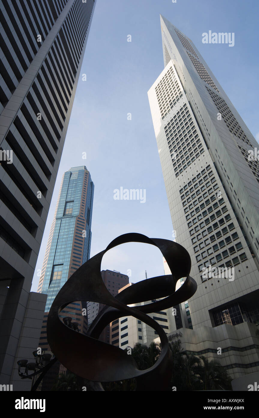 Raffles Place, the Financial District, Singapore, Southeast Asia, Asia Stock Photo