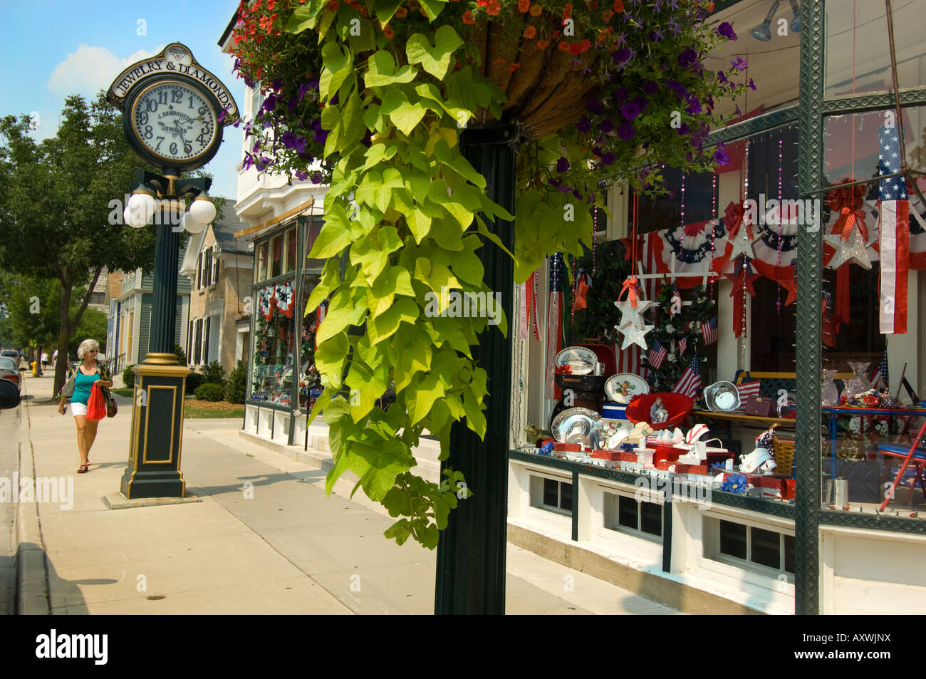 Specialty shops in downtown Washington Avenue in Cedarburg WI The Avenue is on the National