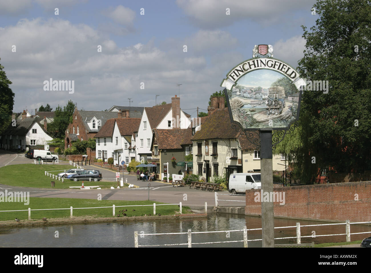 Finchingfield Essex Stock Photo - Alamy