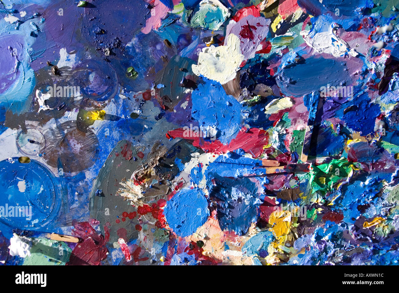 Painters palette painting hi-res stock photography and images - Page 2 -  Alamy