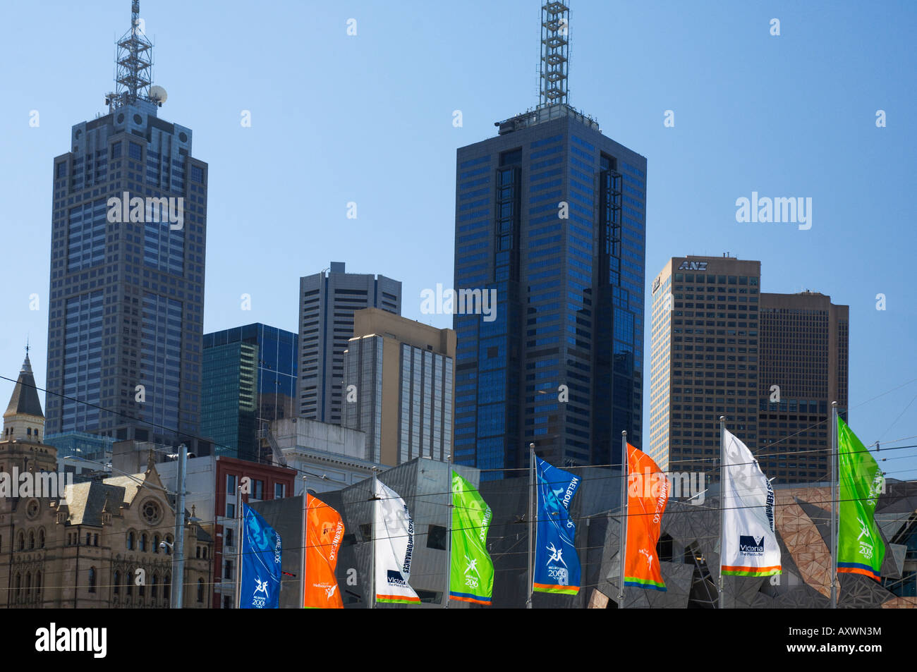 City centre, Melbourne, Victoria, Australia, Pacific Stock Photo