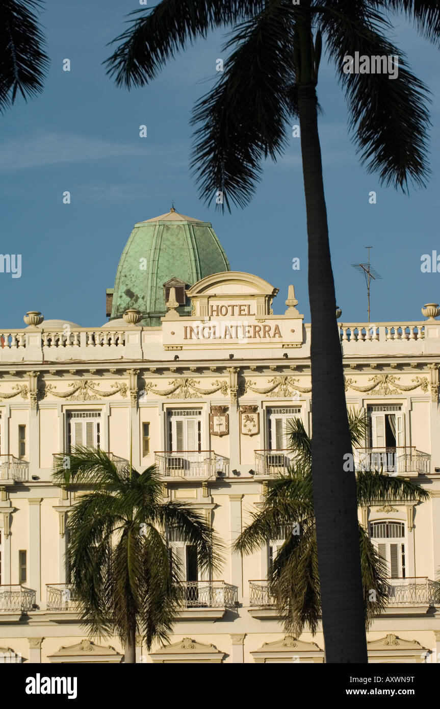 Hotel Inglaterra, Havana, Cuba Stock Photo