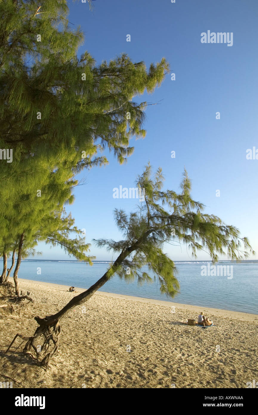 Beach of Etang Salé in Reunion island Stock Photo Alamy
