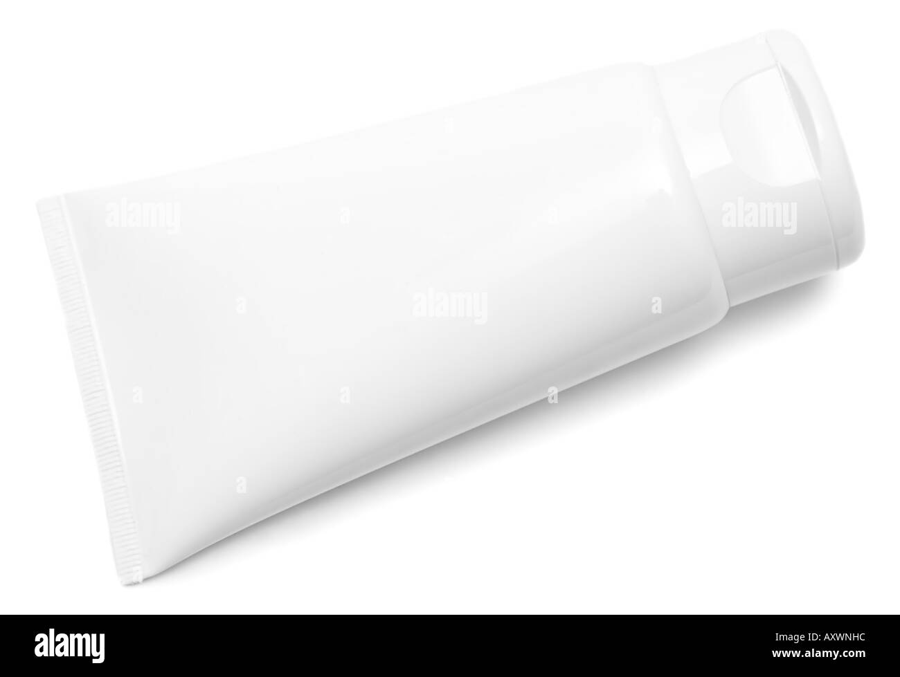Blank White Tube Stock Photo Alamy
