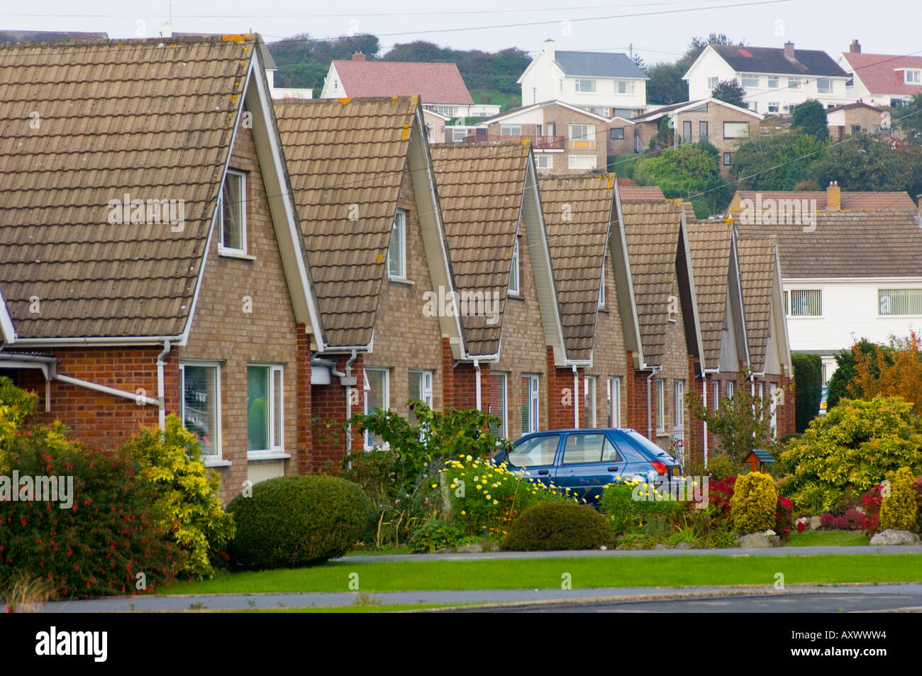 sunday afternoon waunfawr aberystwyth 1960 s suburban housing estate