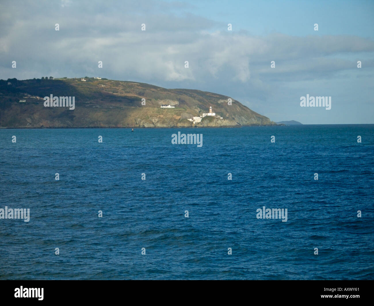 Baily Lighthouse and Coastline, Howth Head, Dublin Bay, Dublin, Ireland
