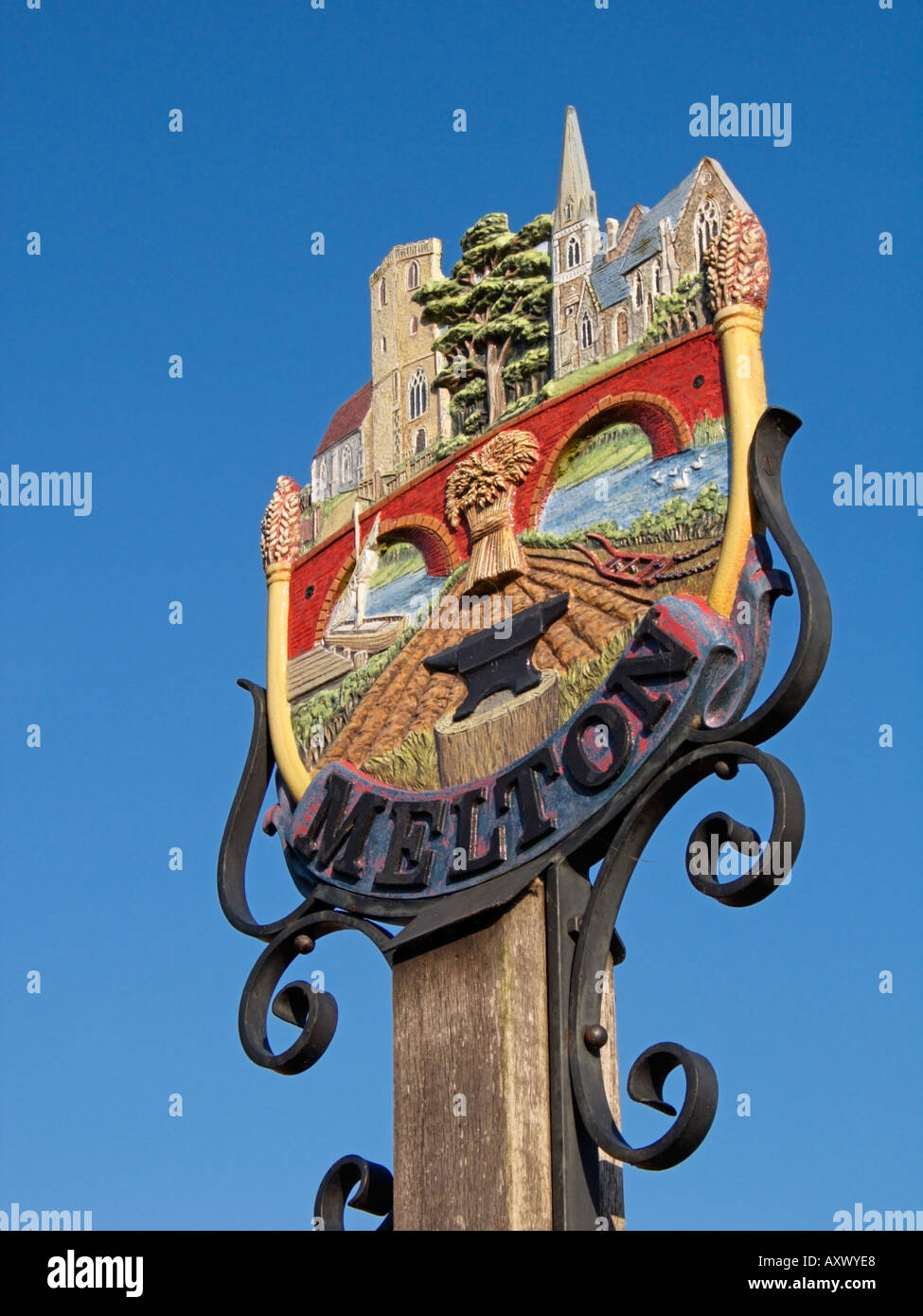 Melton, suffolk sign hires stock photography and images Alamy