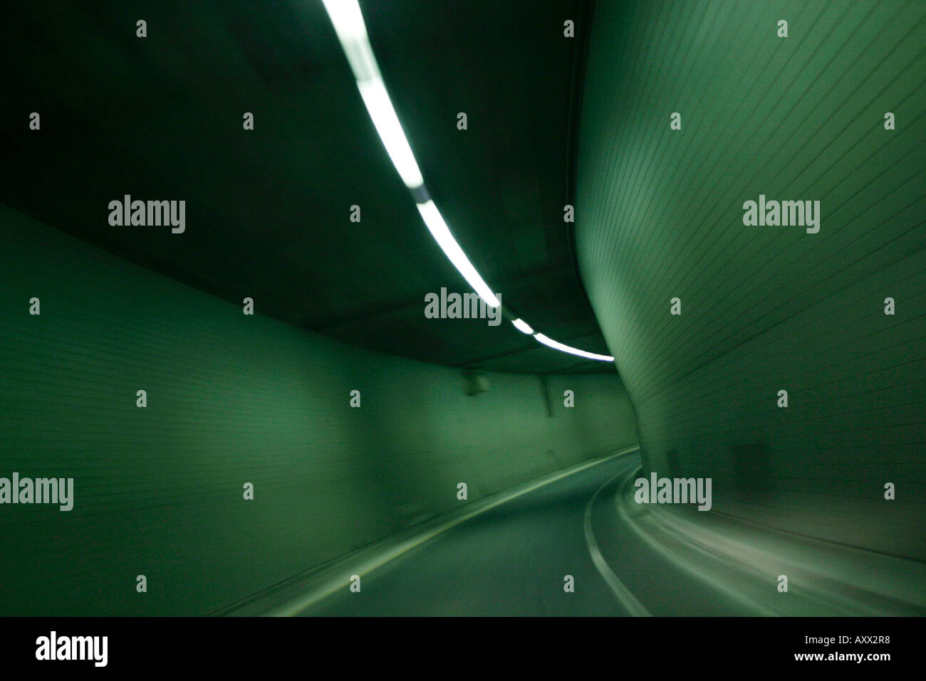 Tunnel VilleMarie Montreal Stock Photo Alamy