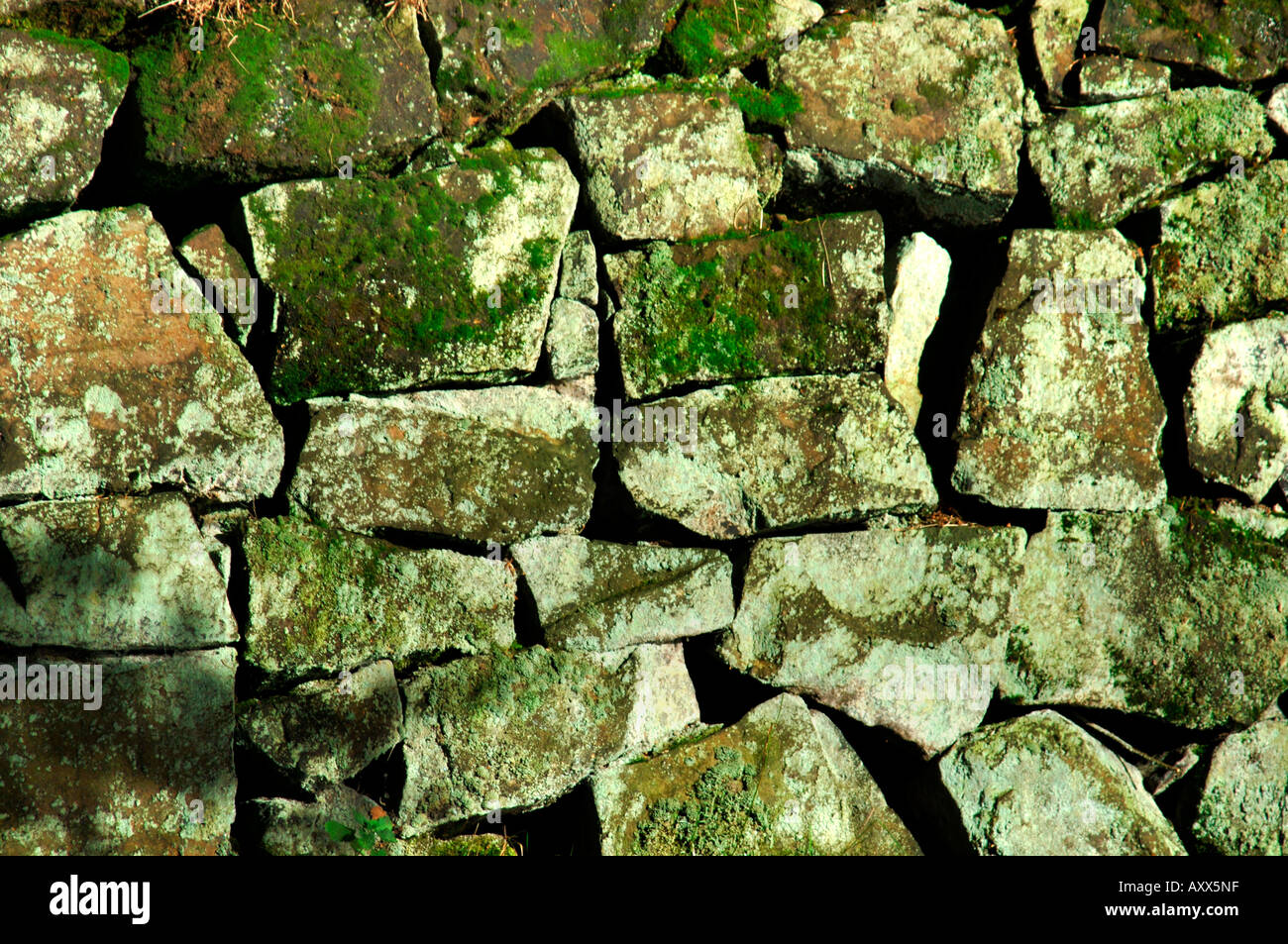 Stone Wall Stock Photo