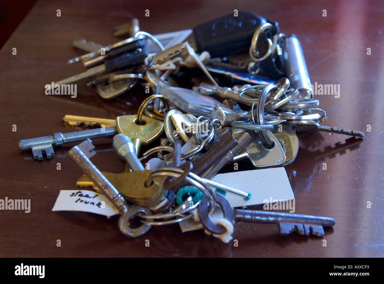 bunch of keys Stock Photo