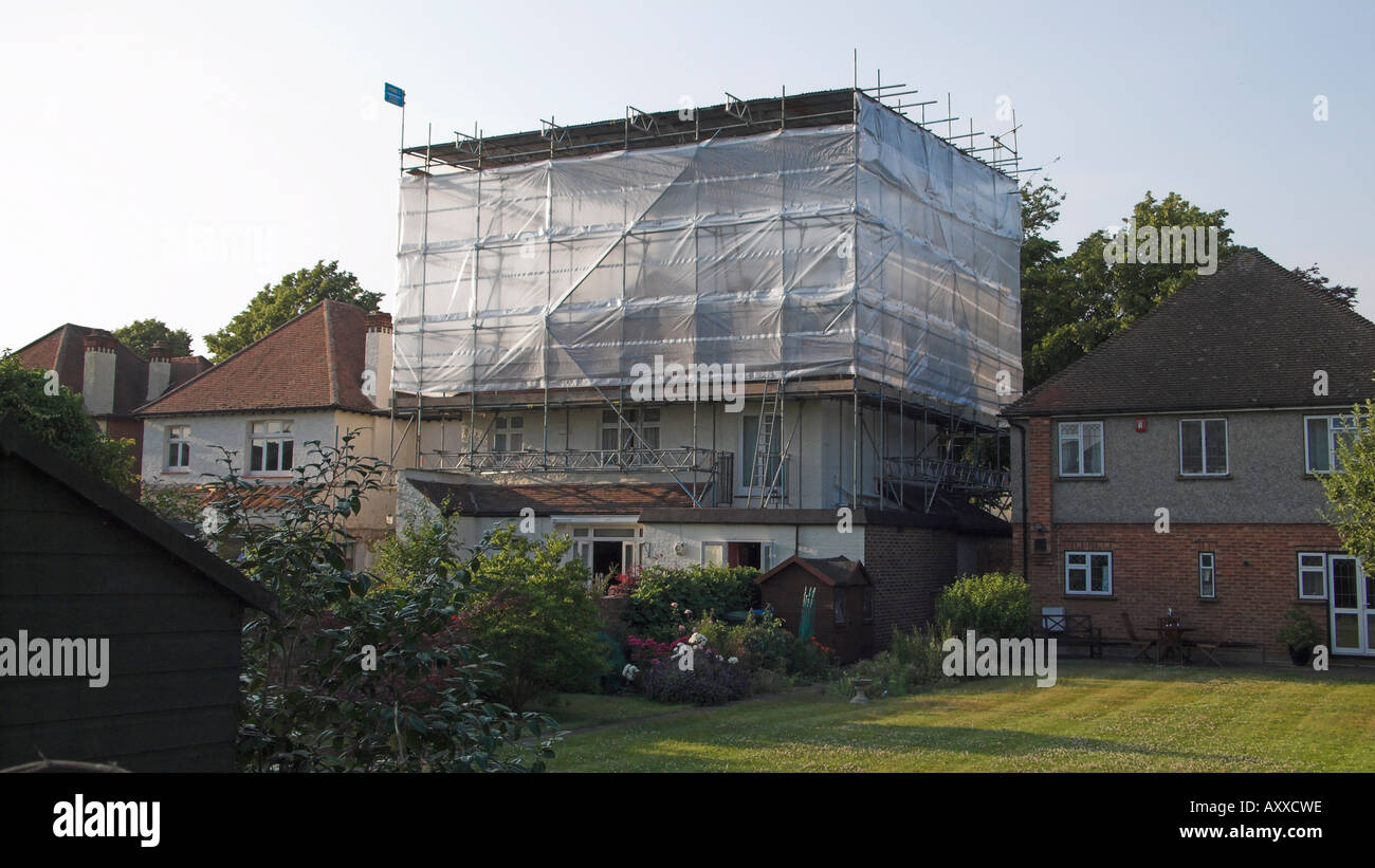 Plastic sheeting house hires stock photography and images Alamy