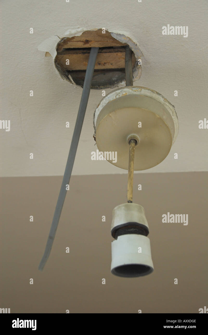 House Renovation Rewiring Socket Stock Photo 9675725 Alamy