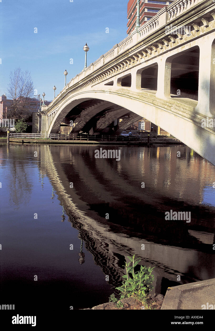 Bridge over River Thames at Caversham Stock Photo