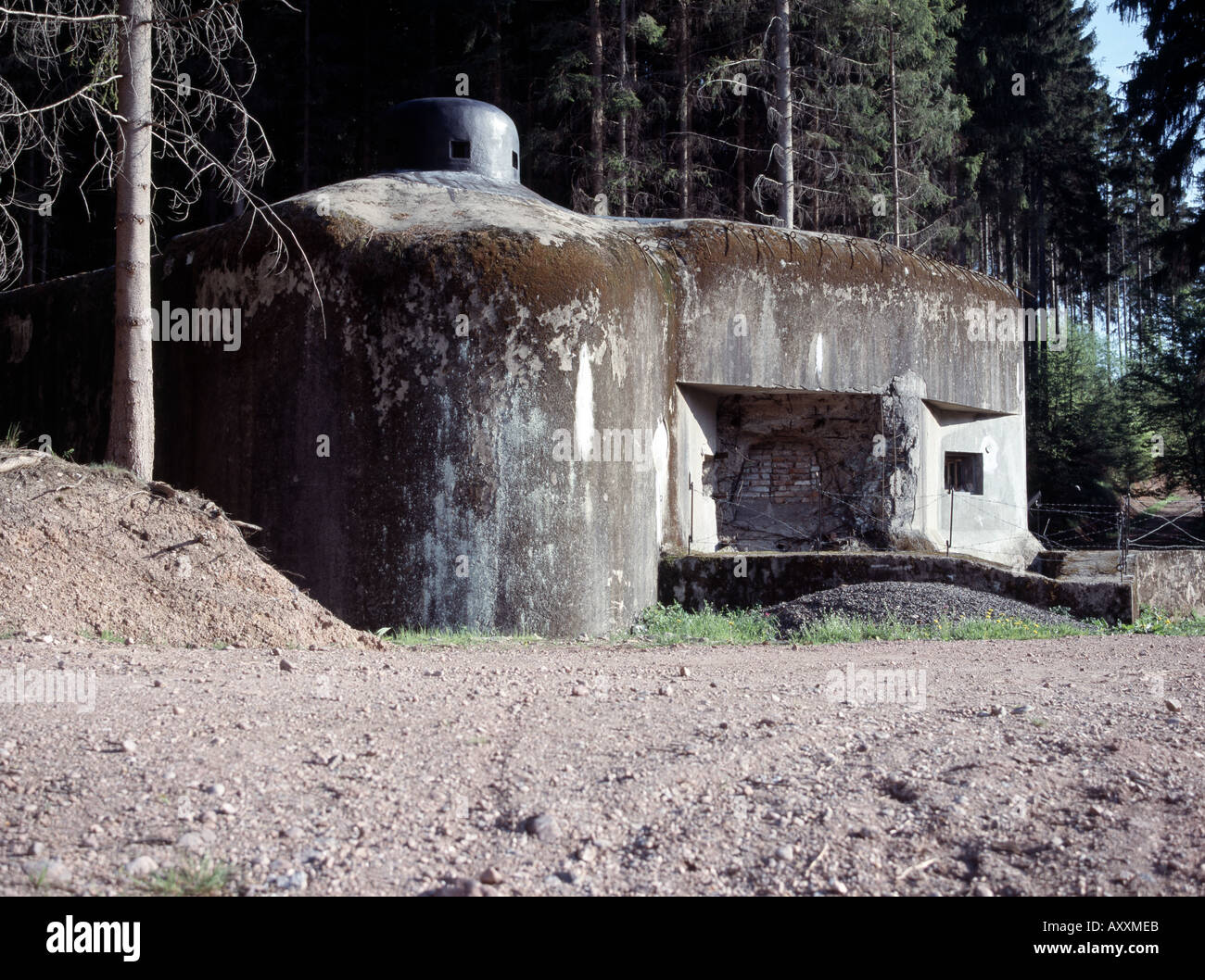 Trutnov/Trautenau, Tschechischer Bunker, Mitte der 30iger Jahre Stock Photo