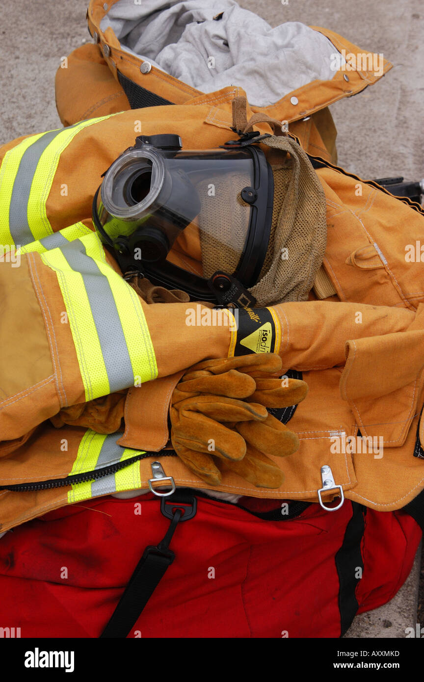 Fire Fighting Gear Stock Photo Alamy