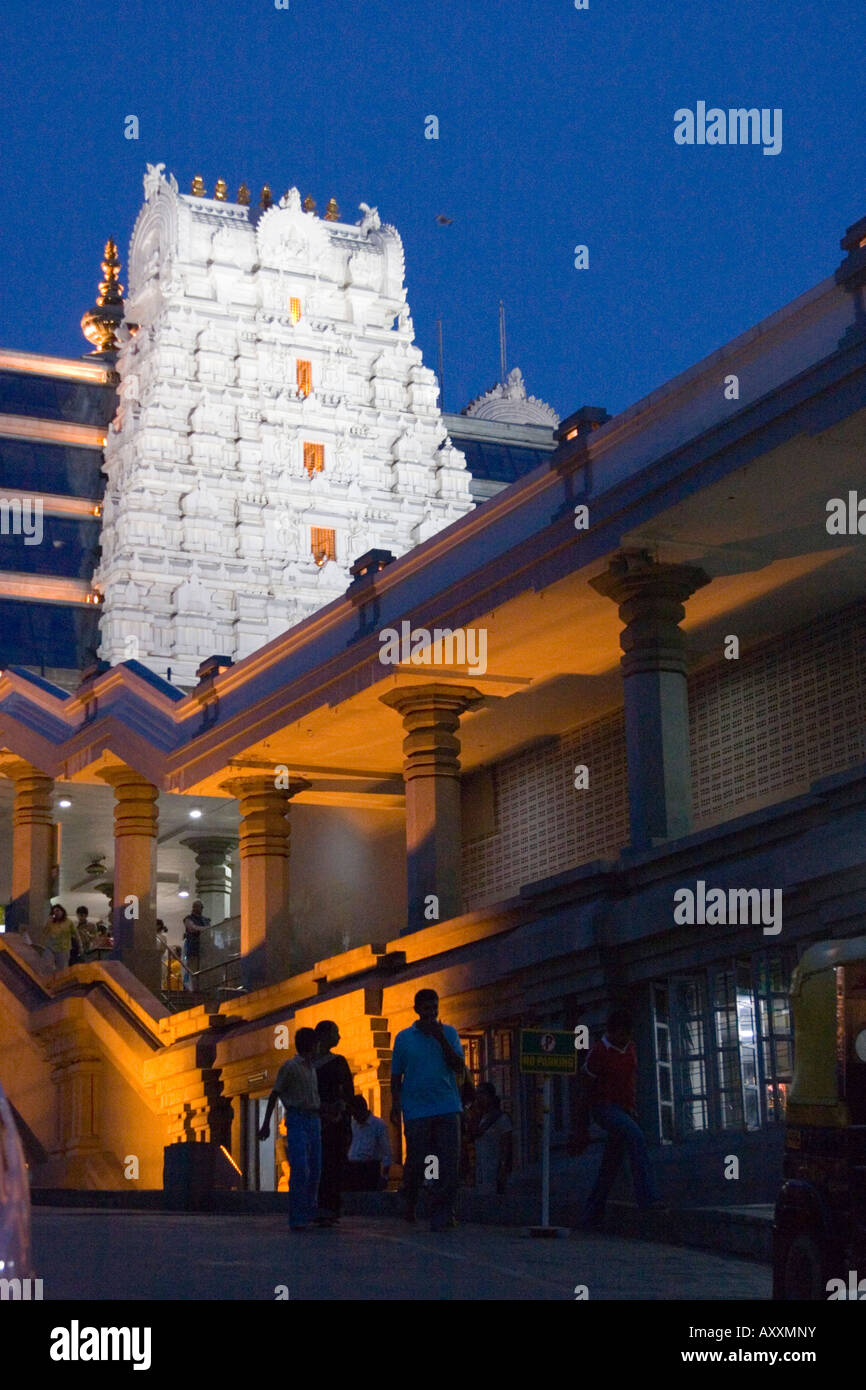 The Iskcon Temple in Bangalore India dedicated to Lord Krishna and