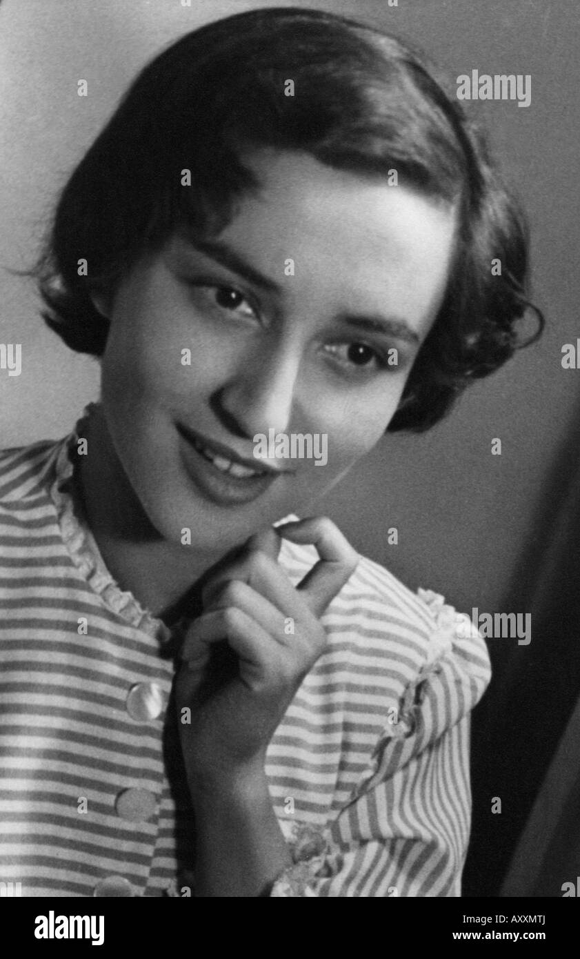 Lingen, Ursula, 9.2.1928 - 20.10.2014, German actress, portrait, circa 1953, , Stock Photo