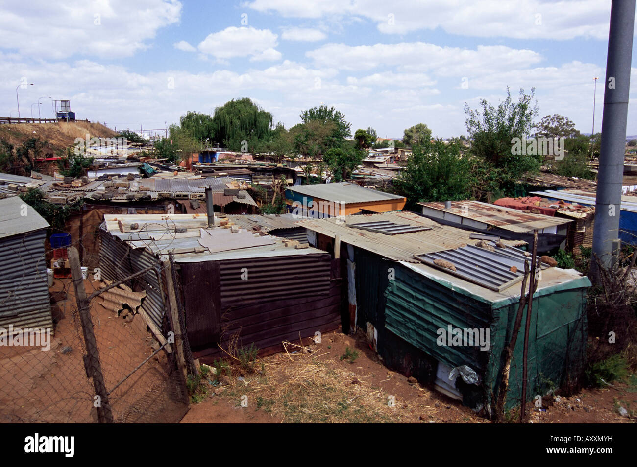 Shacks, Soweto, Johannesburg, South Africa, Africa Stock Photo