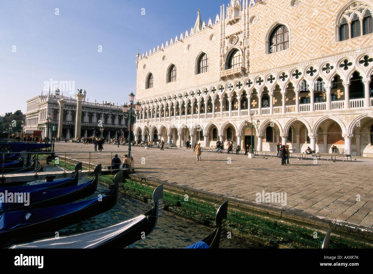 Palazzo Ducale (Doge's palace), Venice, UNESCO World Heritage Site, Veneto, Italy, Europe Stock Photo