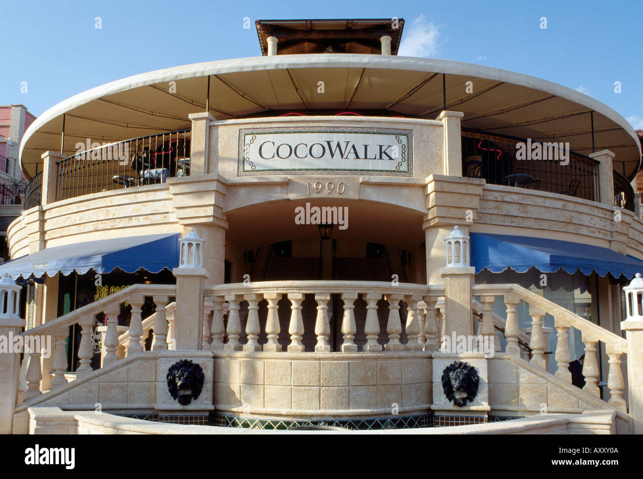 Miami, Coconut Grove, Totale Stock Photo Alamy