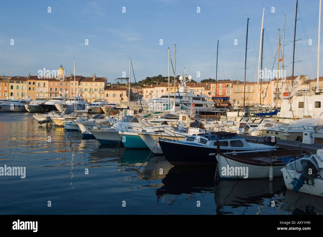 Waterfront, St Tropez, France Stock Photo
