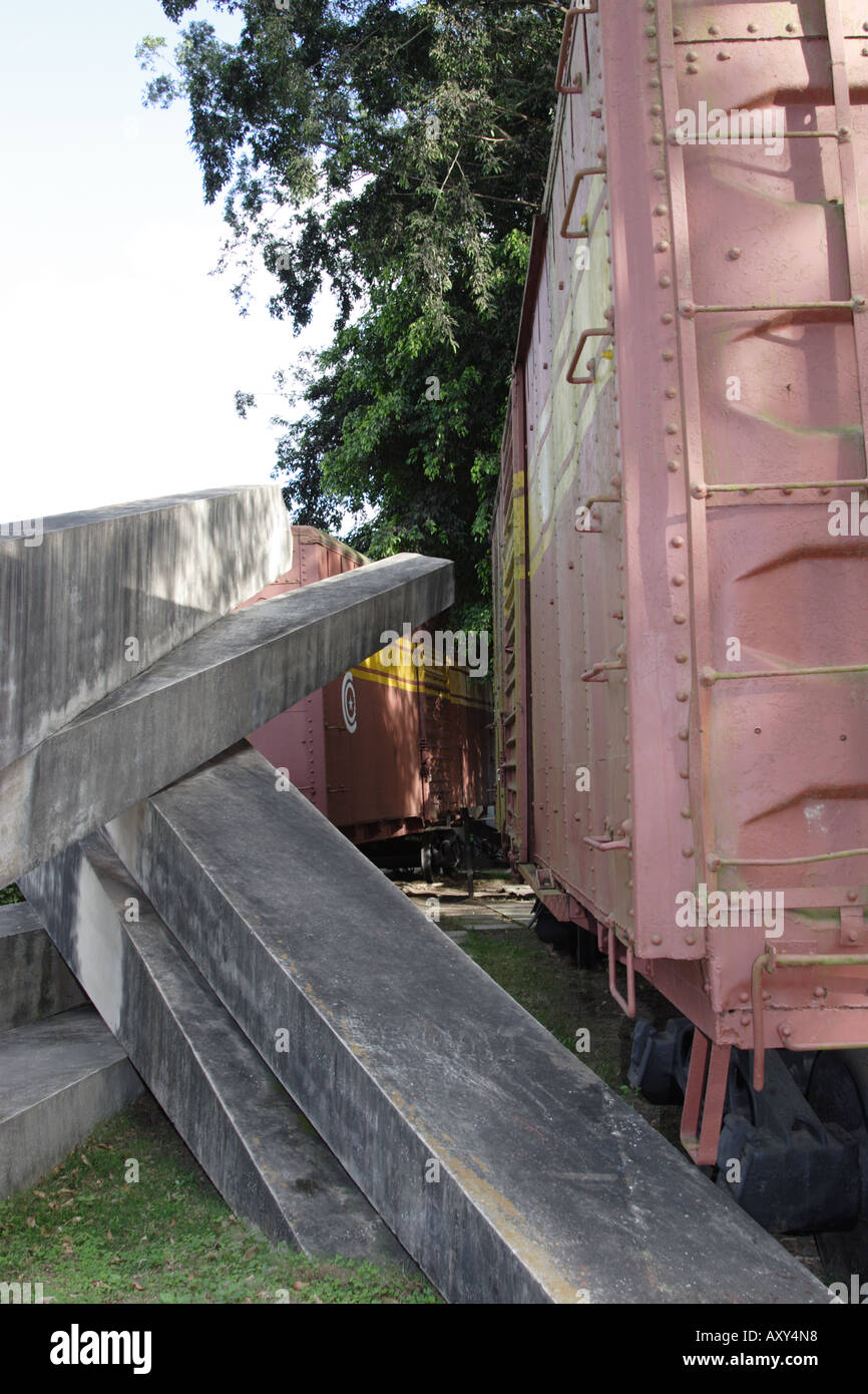 Monumento a la Toma del Tren Blindado Santa Clara Cuba Stock Photo