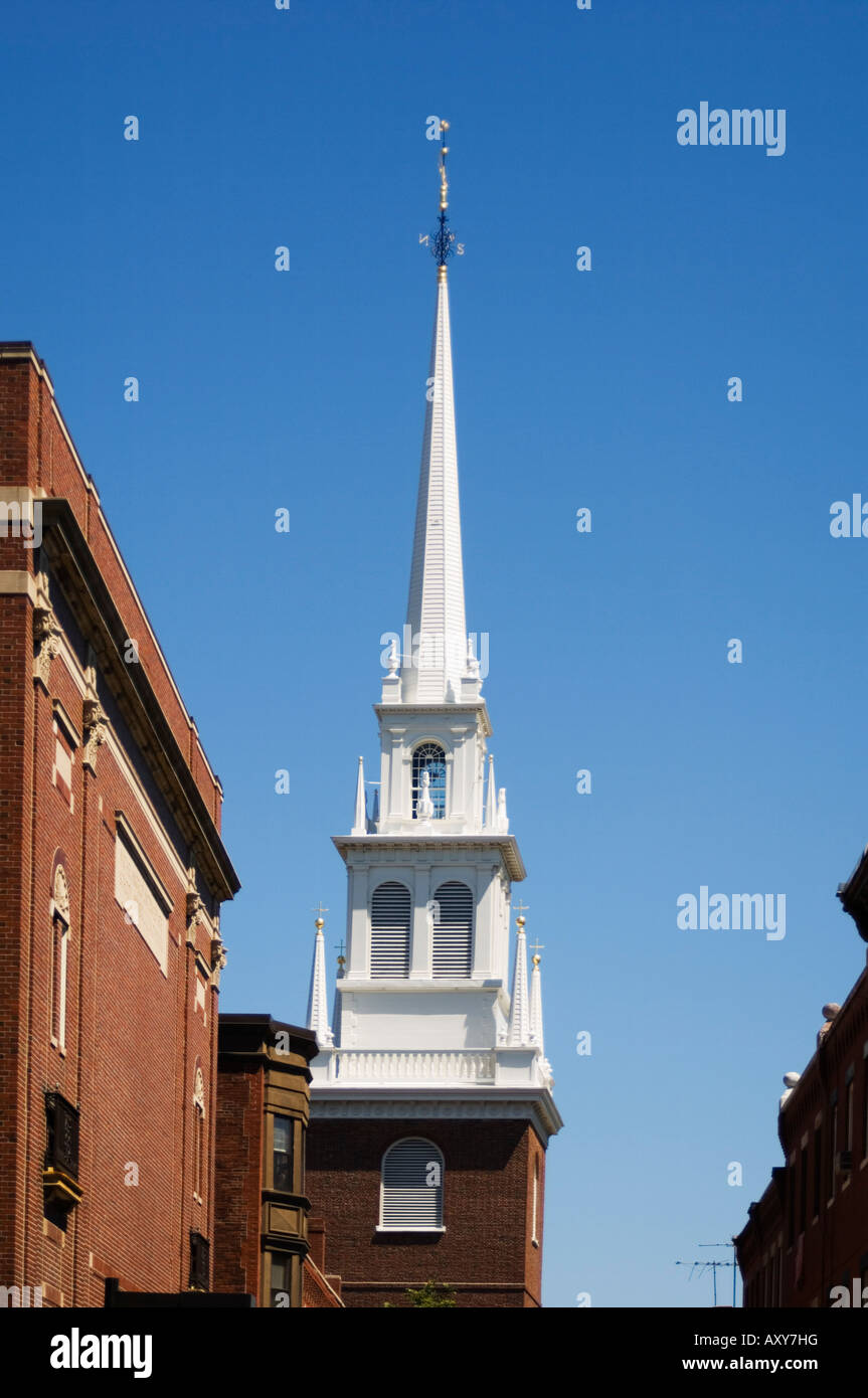Old North Church, North End, Boston, Massachusetts, USA Stock Photo