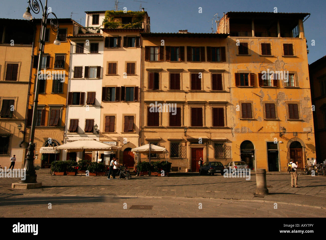 Piazza Santa Croce in Florence Tuscany Italy Stock Photo