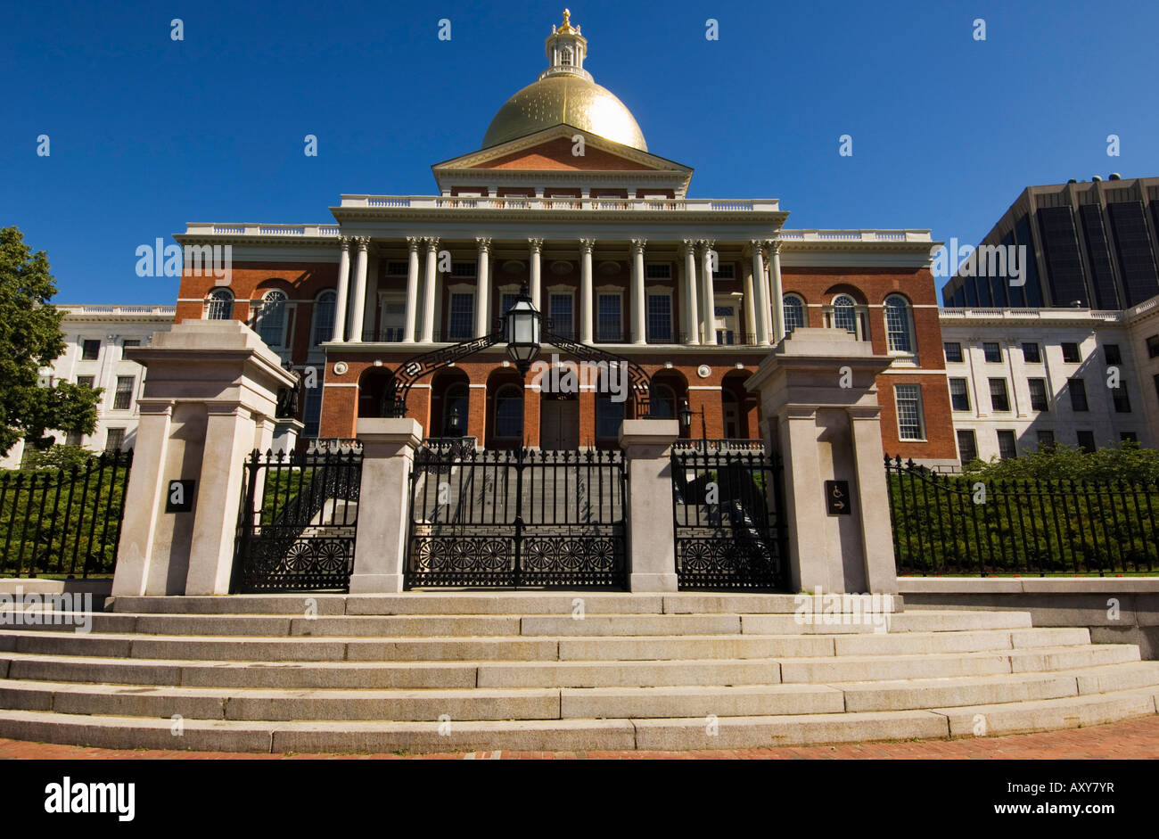 Massachusetts State House, 1798, Boston, Massachusetts, USA Stock Photo