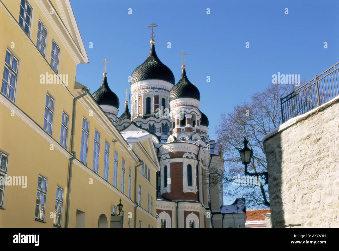 Alexander Nevsky Christian cathedral, the Old Town, Tallinn, UNESCO World Heritage Site, Estonia, Baltic States, Europe Stock Photo