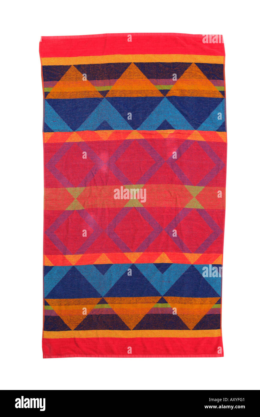 Color Block Beach Towel main image 1