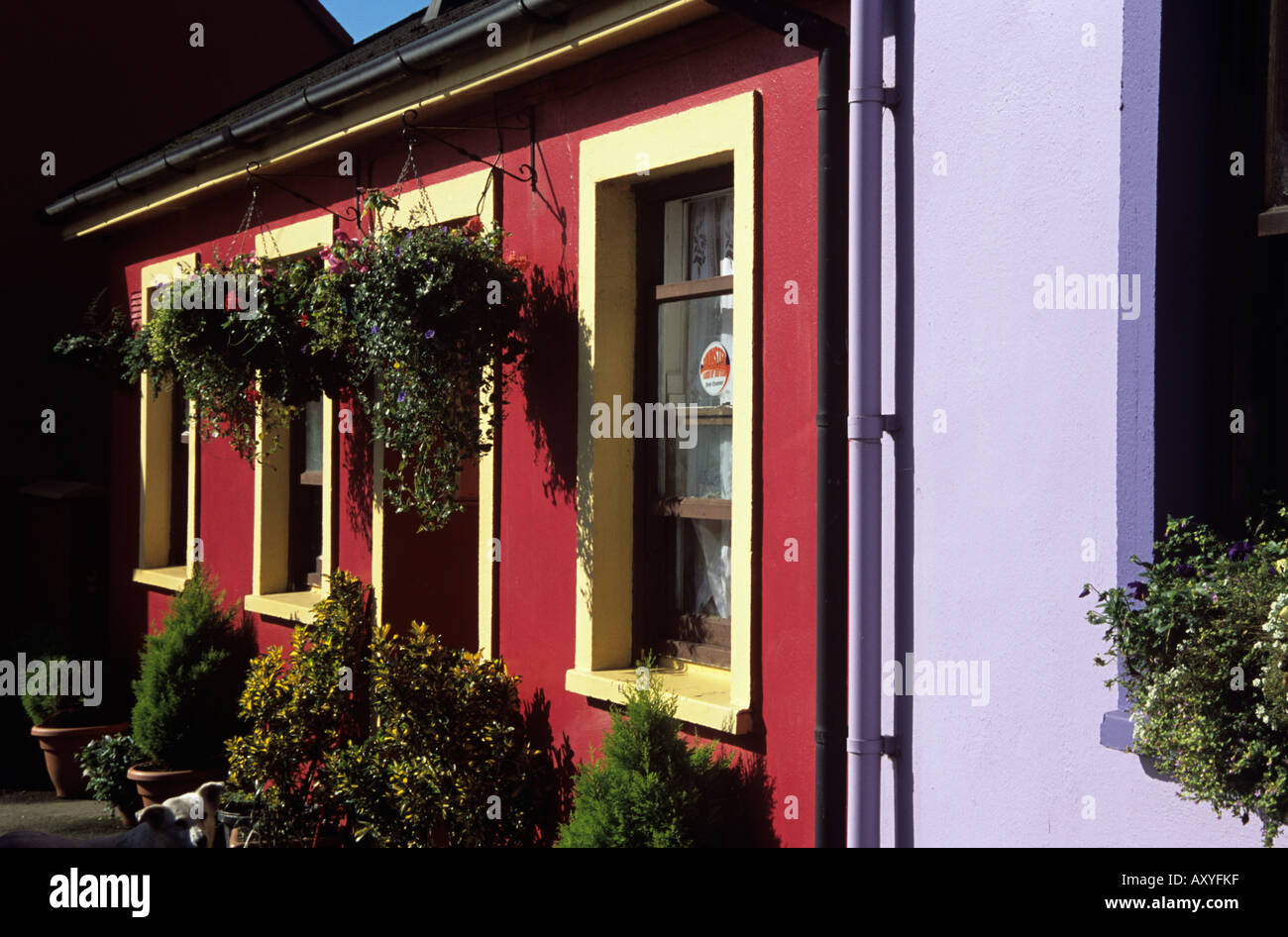 EYERIES COUNTY CORK REPUBLIC OF IRELAND EU September A small village of colourful houses on the