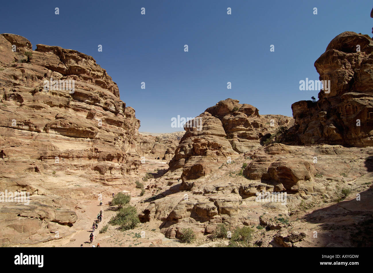 Petra, Jordan, Middle East Stock Photo