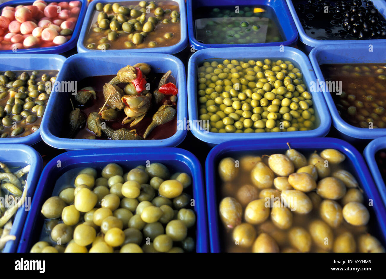 Costa Blanca Fruit and vegatables Stock Photo