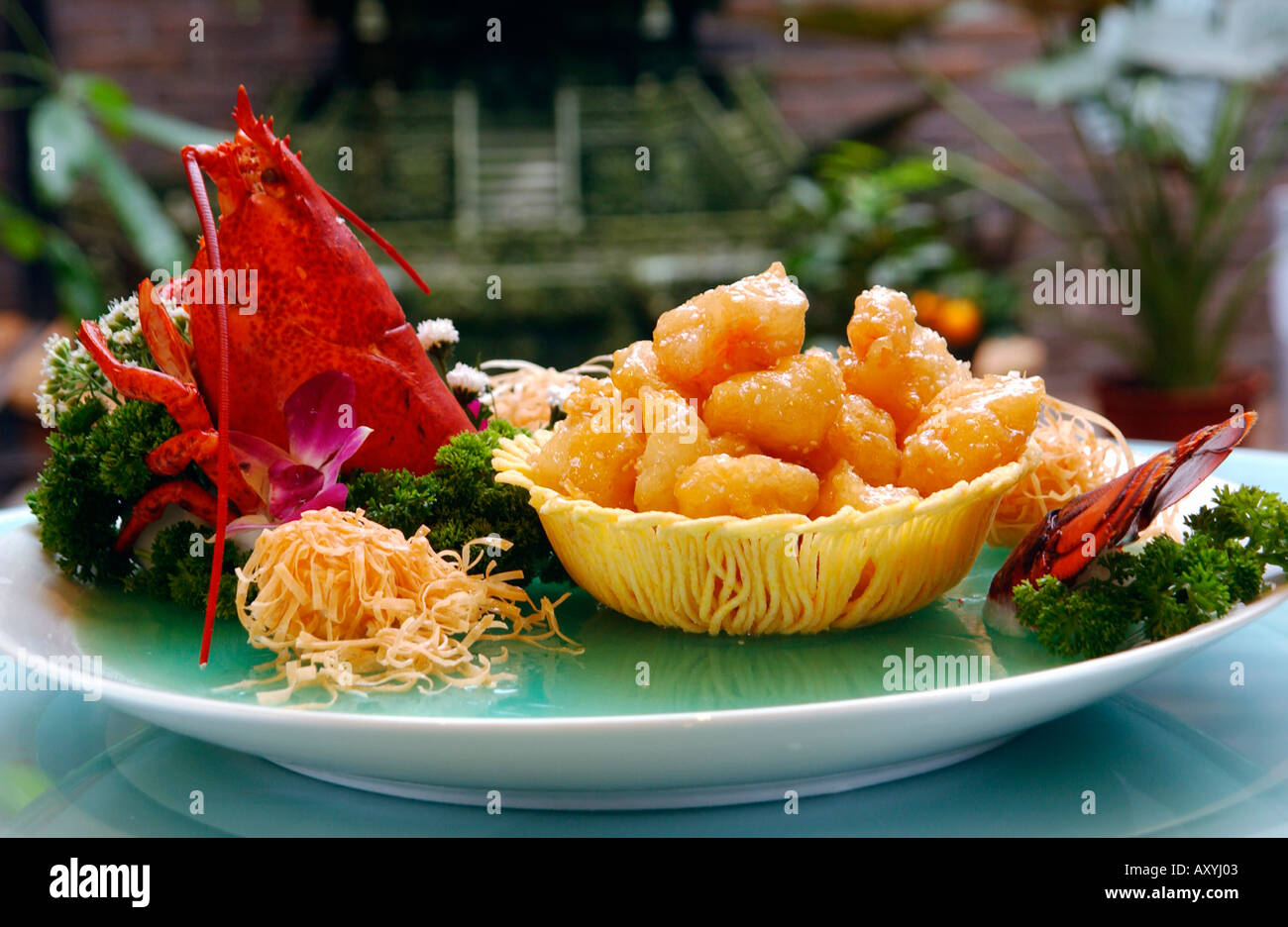 Chinese food Tempura Stock Photo Alamy