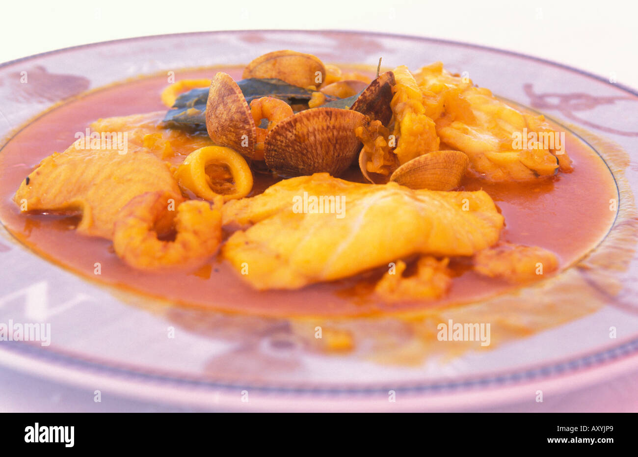 Huevas de cabala Sanlucar de Barremeda is famous for its seafood which are served fresh at the restaurants of Bajo de Guia Stock Photo