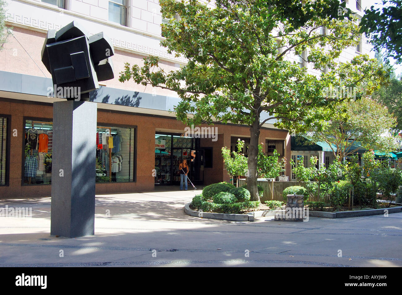 Fulton Mall downtown Fresno CA Stock Photo Alamy