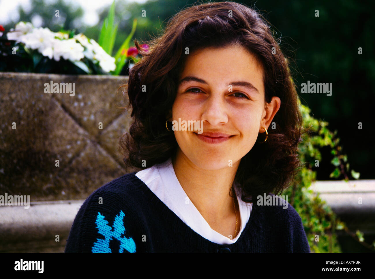 Spanish teenager portrait hi-res stock photography and images - Alamy