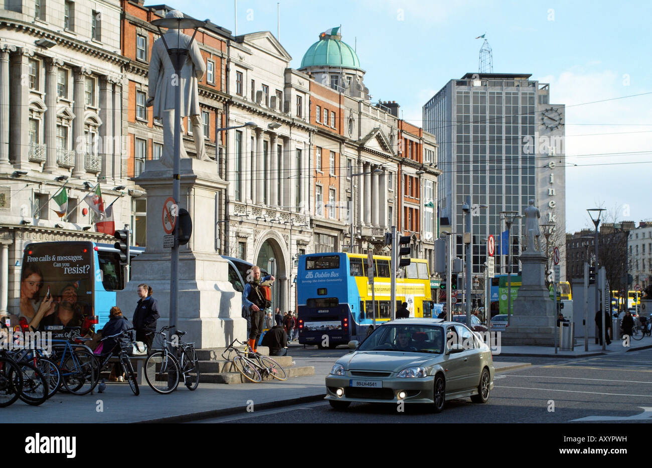 O Connell Street Dublin City Centre Ireland Stock Photo Alamy